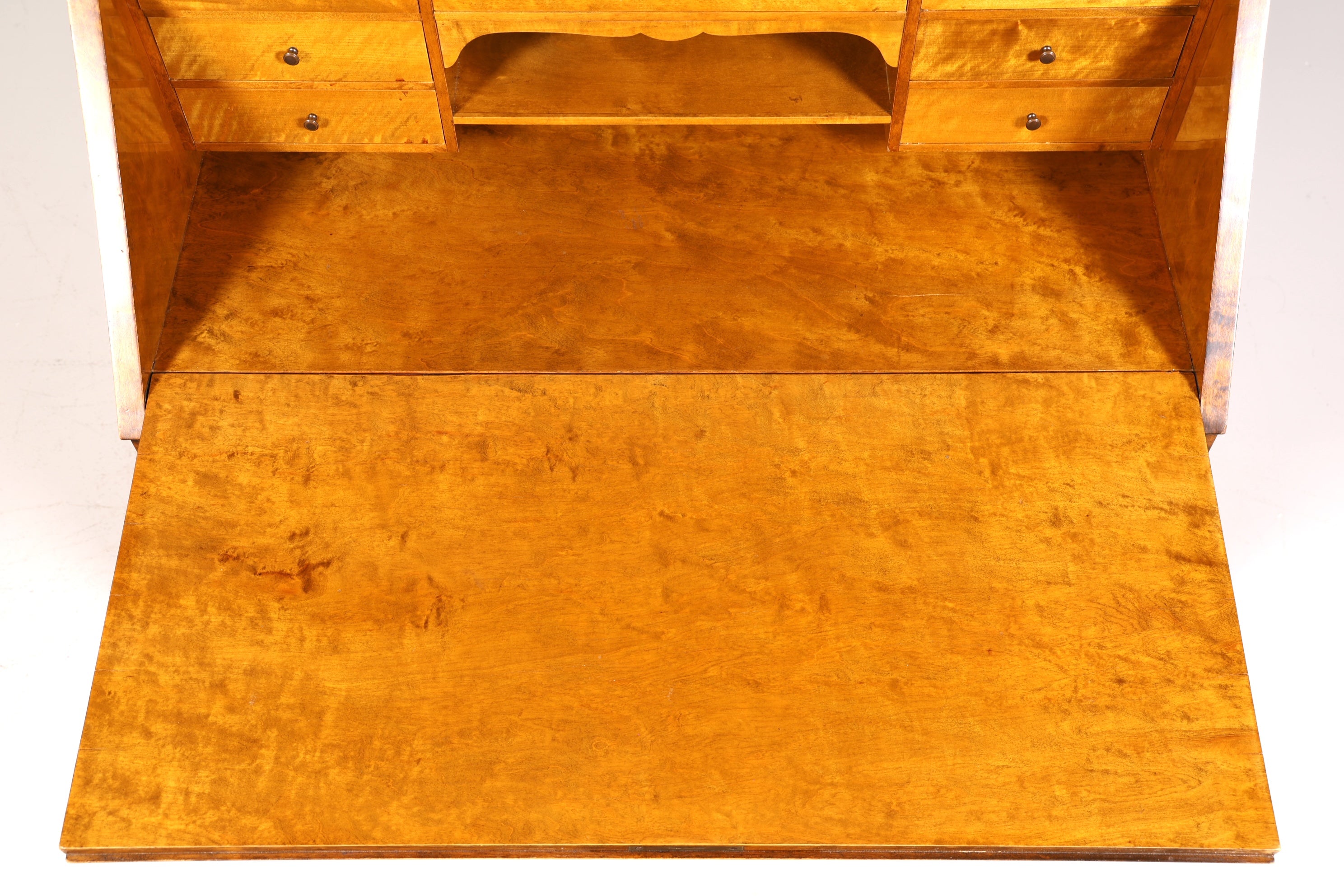 F234 Finish cm Wunderschöner Sekretär im Art Deco Stil Antik um 1930 Büro Kommode Schreibkommode