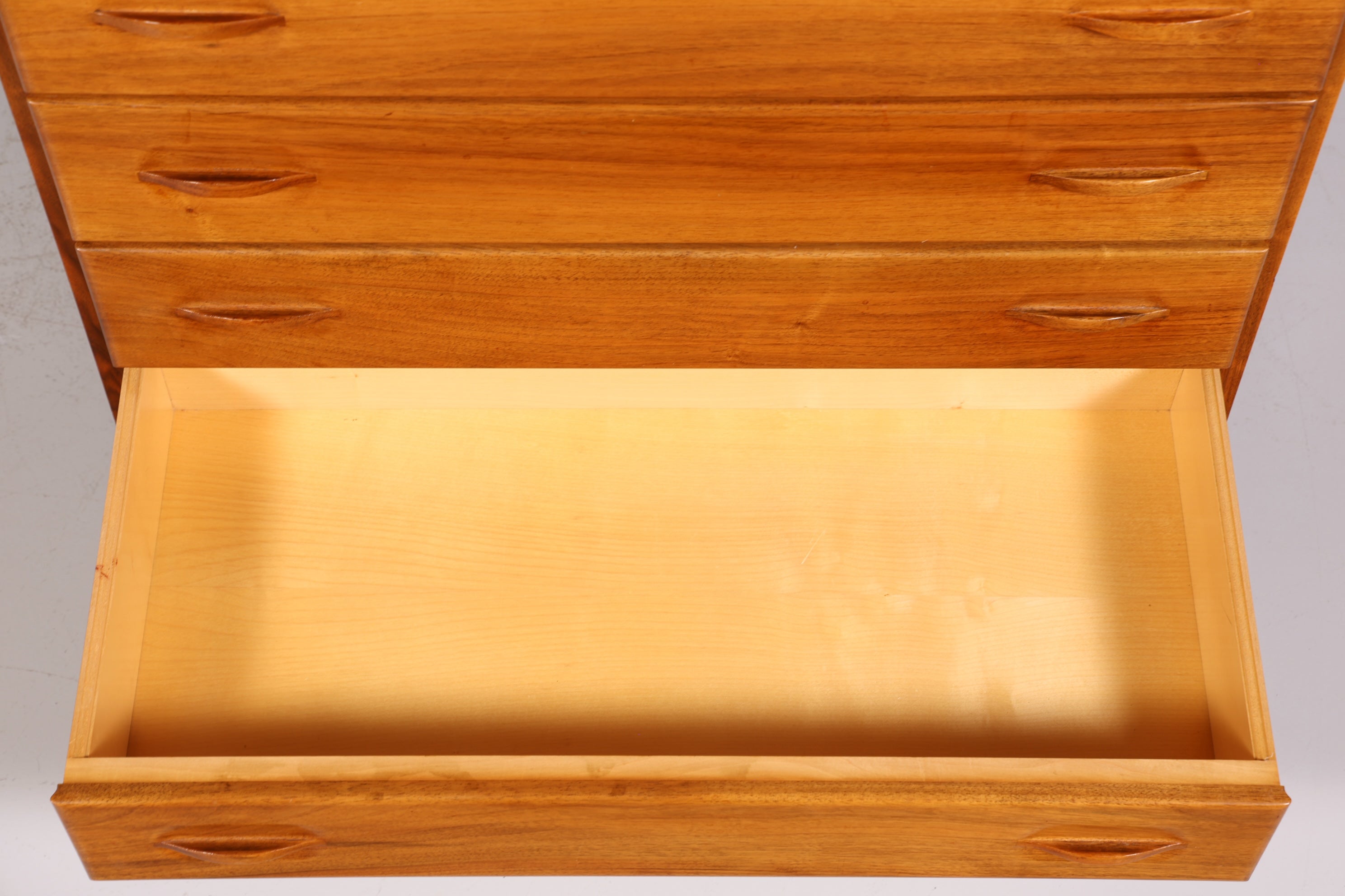 Traumhafte Mid Century Kommode Teak Holz Sideboard Vintage Schubladen Kommode Vertiko