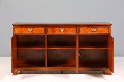 Traumhaftes Englisches Sideboard Original Heldense Buffet Antik Stil Mahagoni Schrank Anrichte
