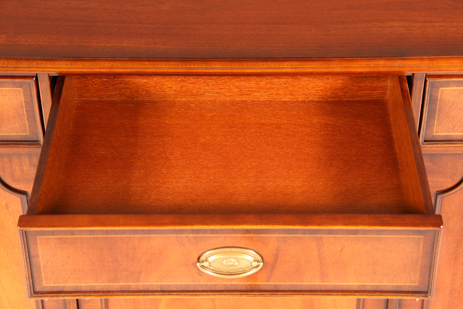 Traumhaftes Englisches Sideboard Original Heldense Buffet Antik Stil Mahagoni Schrank Anrichte