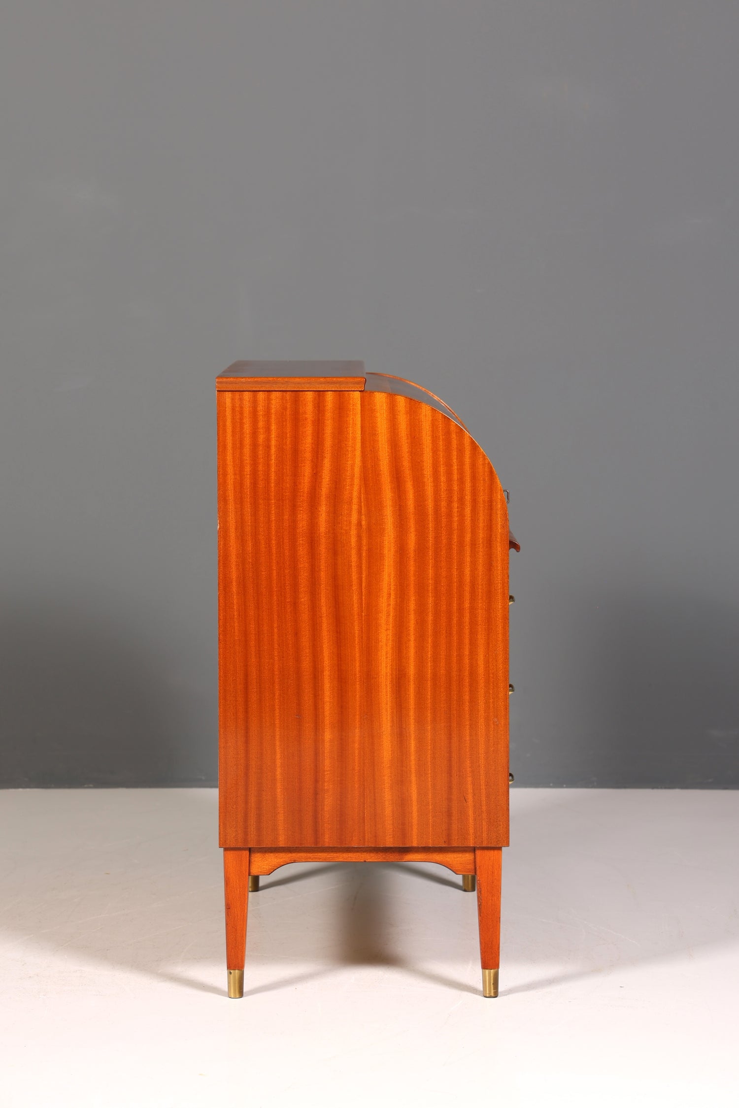 Mid Century Rollladen Sekretär von Bröderna Gustafssons Büro Schrank Schreibkommode 60s Schreibmöbel