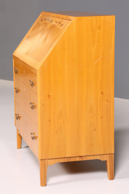 Stilvoller Mid Century Sekretär echt Holz &quot;Made in Denmark&quot; Büro Schrank Schreibkommode 60er Jahre