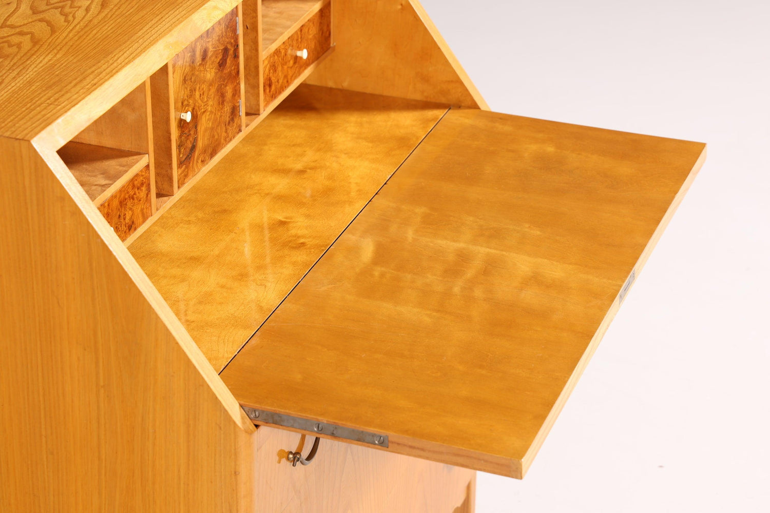 Stilvoller Mid Century Sekretär echt Holz &quot;Made in Denmark&quot; Büro Schrank Schreibkommode 60er Jahre