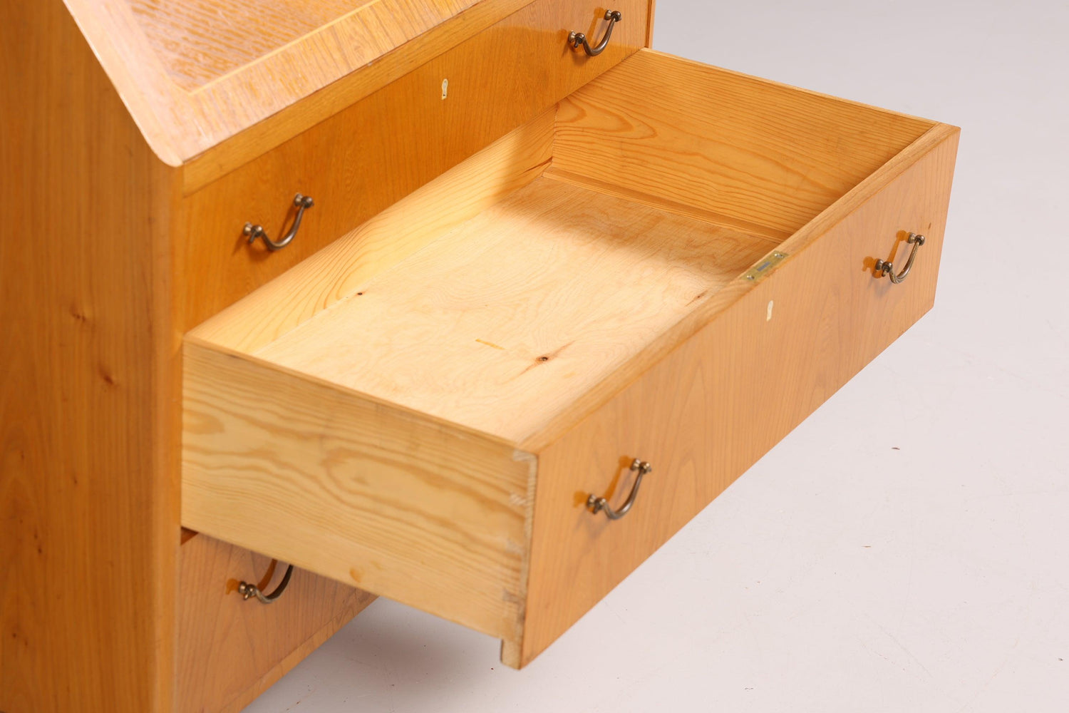 Stilvoller Mid Century Sekretär echt Holz &quot;Made in Denmark&quot; Büro Schrank Schreibkommode 60er Jahre