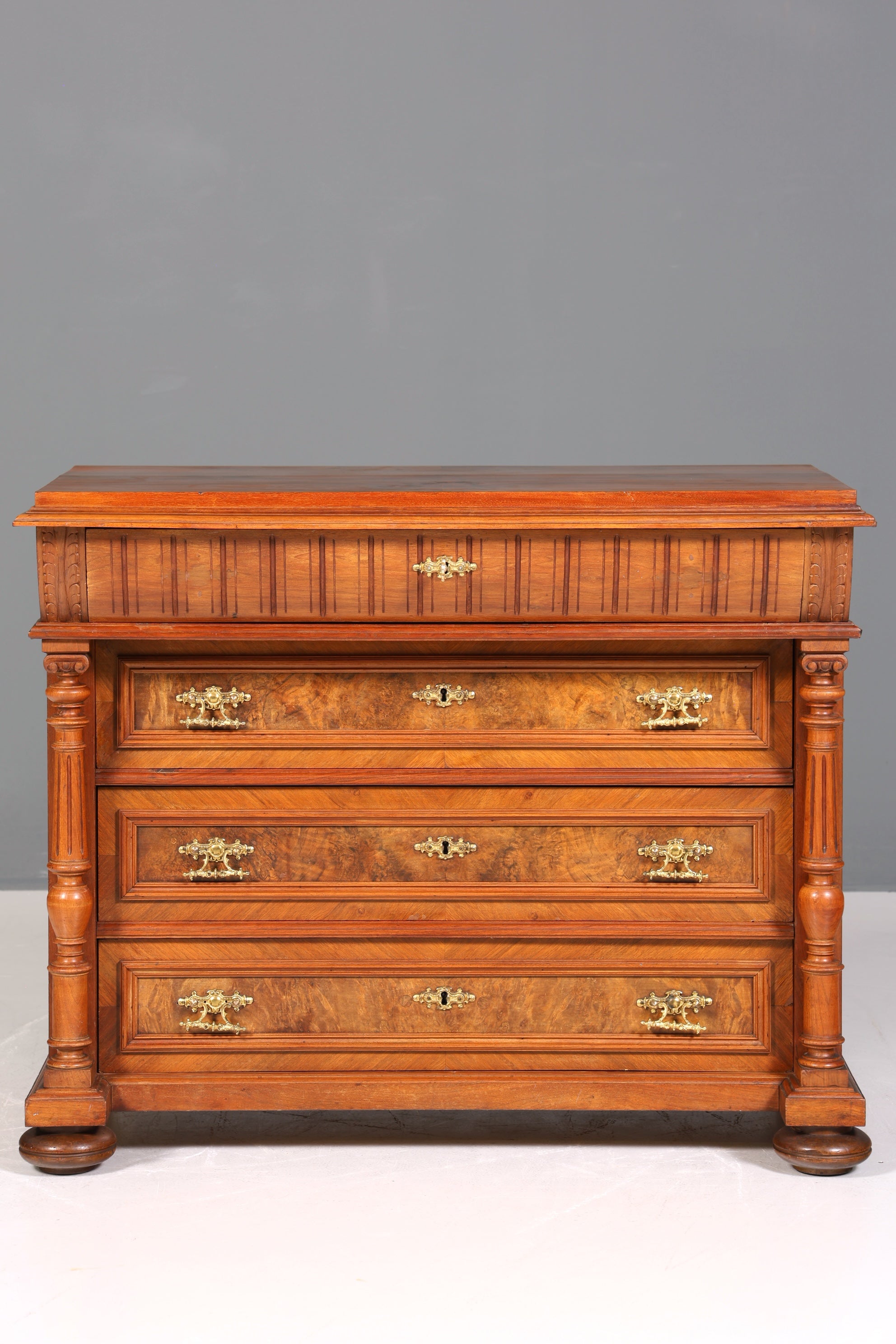 Traumhafte Gründerzeit Kommode Jugendstil Antik Sideboard Schubladenkommode Wäschekommode