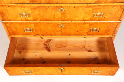 Stilvoller Biedermeier Sekretär Louis Philippe Vertiko Antik Kommode Schreibkommode Office Desk