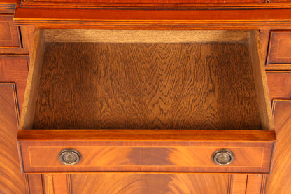 Wunderschöne Englische Vitrine Bibliothek Bücherschrank UK Buffet Schrank 60s Jahre