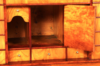 Stilvoller Biedermeier Sekretär Louis Philippe Vertiko Antik Kommode Schreibkommode Office Desk