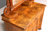 Edle Gründerzeit Kommode mit Spiegelaufsatz Louis Philippe Frisierkommode Holz Schrank Antik Flurschrank um 1880