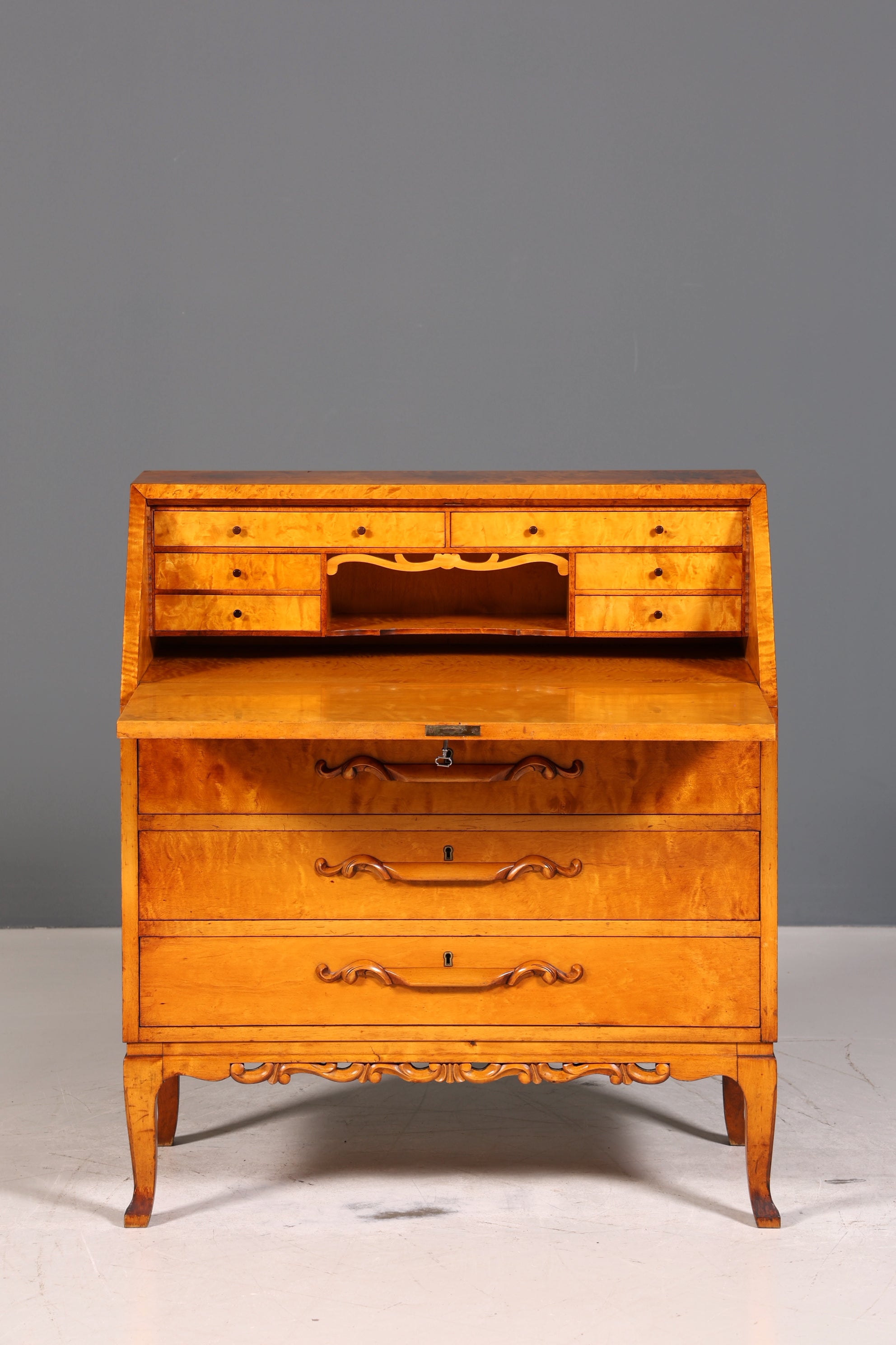 Wunderschöner Sekretär um 1930 Büro Kommode echt Holz Sekretär Schreibtisch Kommode