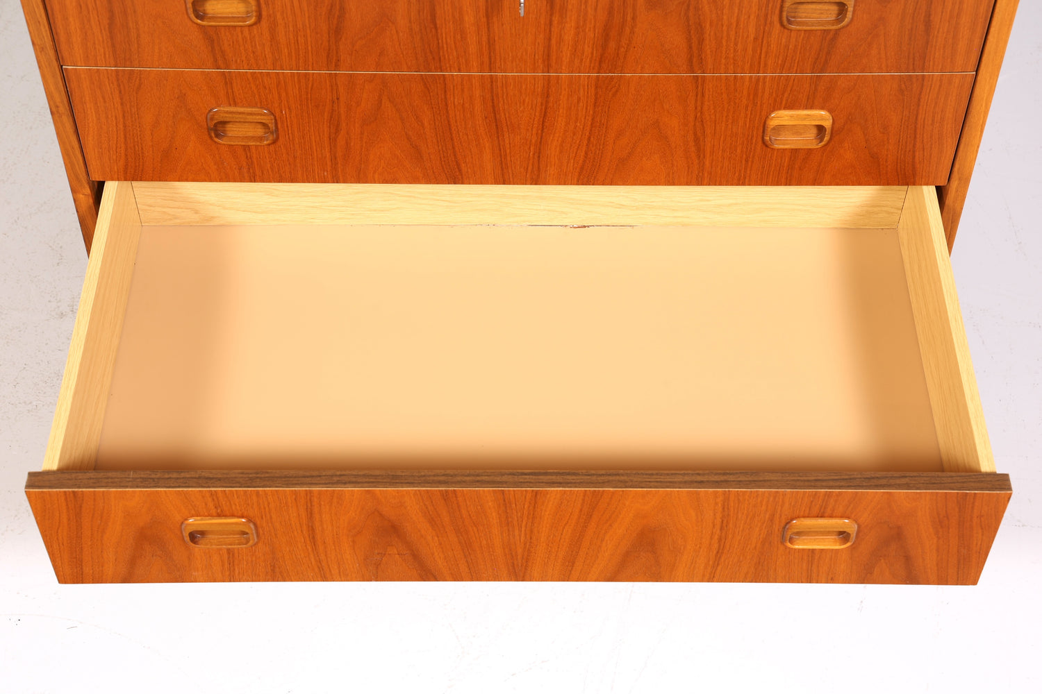 Wunderschöner Mid Century Rollladen Sekretär Danish Design echt Holz Schreibkommode 60er Jahre