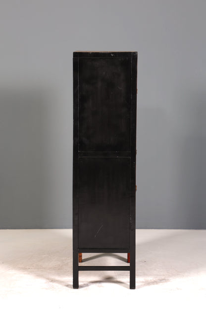 Traumhafter Chinesischer Schrank Vertiko China Kommode mit Asiatischen Motiven Wäscheschrank Aktenschrank