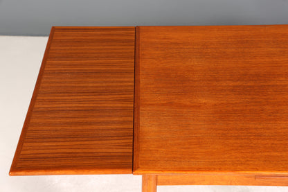 Traumhafter Mid Century Esstisch ausziehbarer Danish Design Teak Holz Küchentisch Esszimmer Tisch