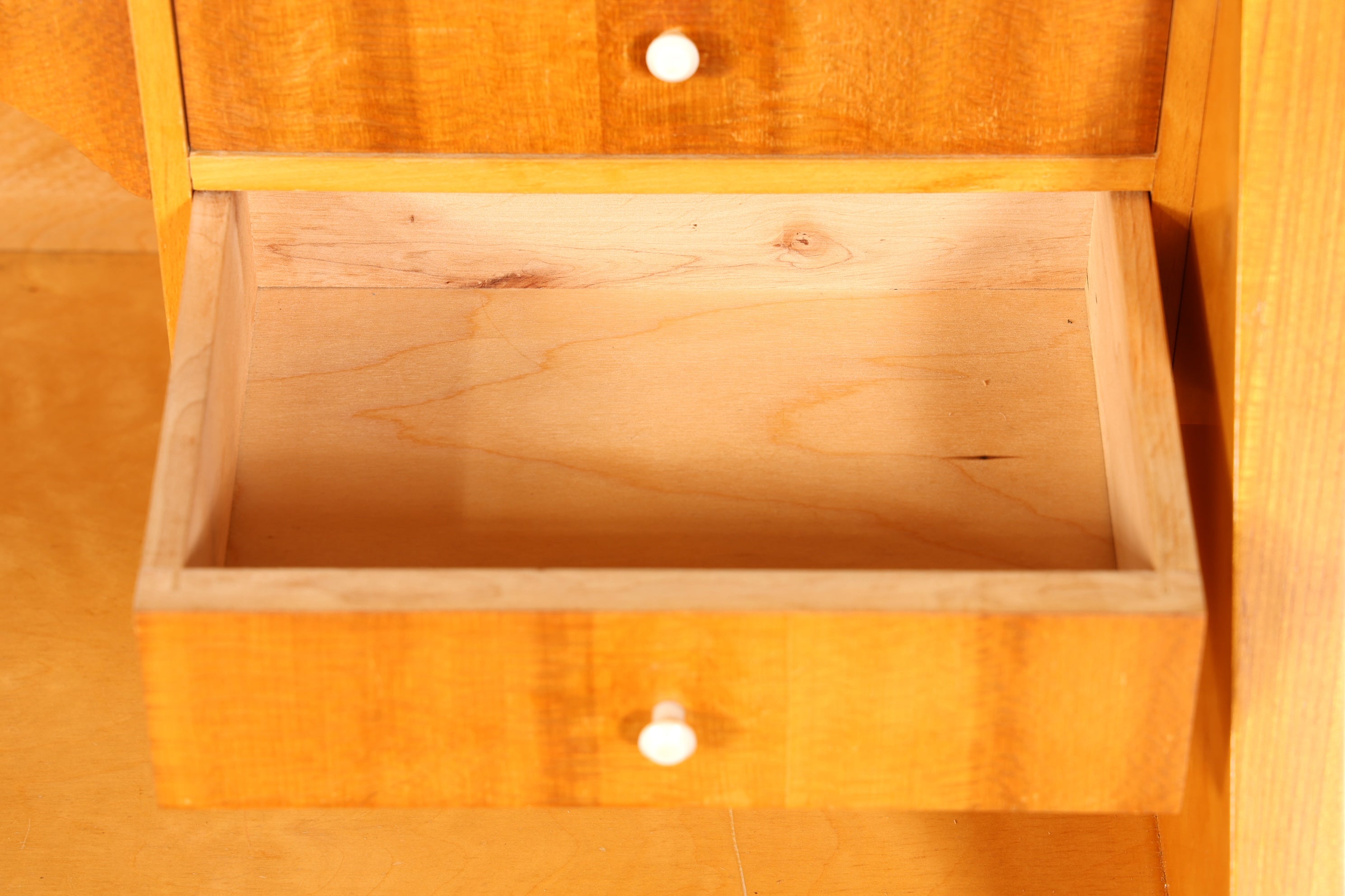 Schlichter Sekretär im Biedermeier Stil um 1930 echt Holz Schreibmöbel Kommode