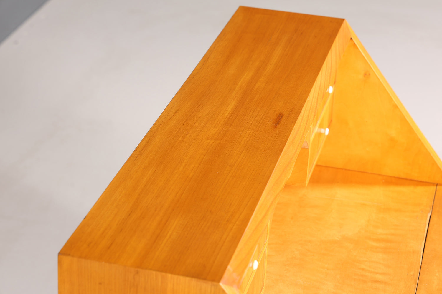 Schlichter Sekretär im Biedermeier Stil um 1930 echt Holz Schreibmöbel Kommode