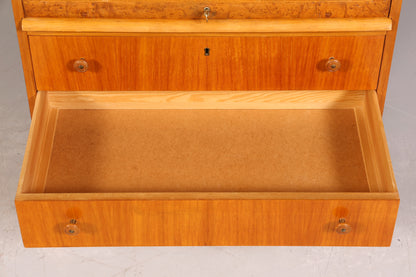 Wunderschöner Mid Century Rollladen Sekretär echt Holz Büro Schrank Vintage Schreibkommode