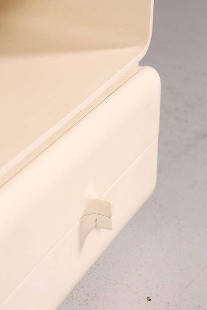 Seltene Mid Century Kommode Space Age Module Nachttisch Design Frankreich Vintage Schubladenkommode 4 von 5