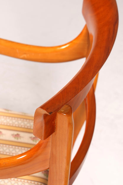 Wunderschöner Englischer Stuhl UK Küchenstuhl Antik Biedermeier Stil Eibe Sekretär Stuhl Polsterstuhl