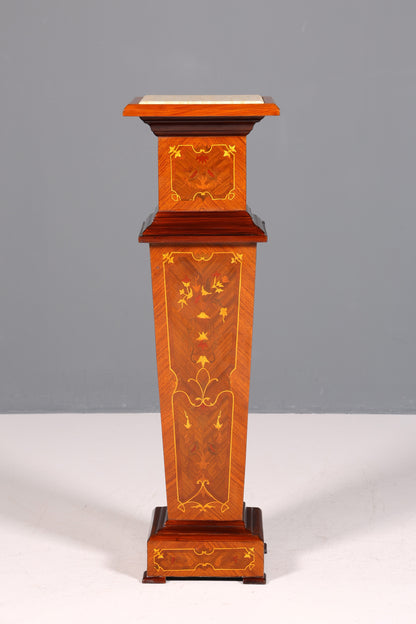 Traumhafte Barock Stil Säule Louis XV Blumensäule Naturstein Marmor Ablage Tisch