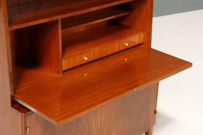 Wunderschöner Mid Century Schrank Sekretär Bücherregal Vintage Highboard Retro Holz Regal 60er Jahre