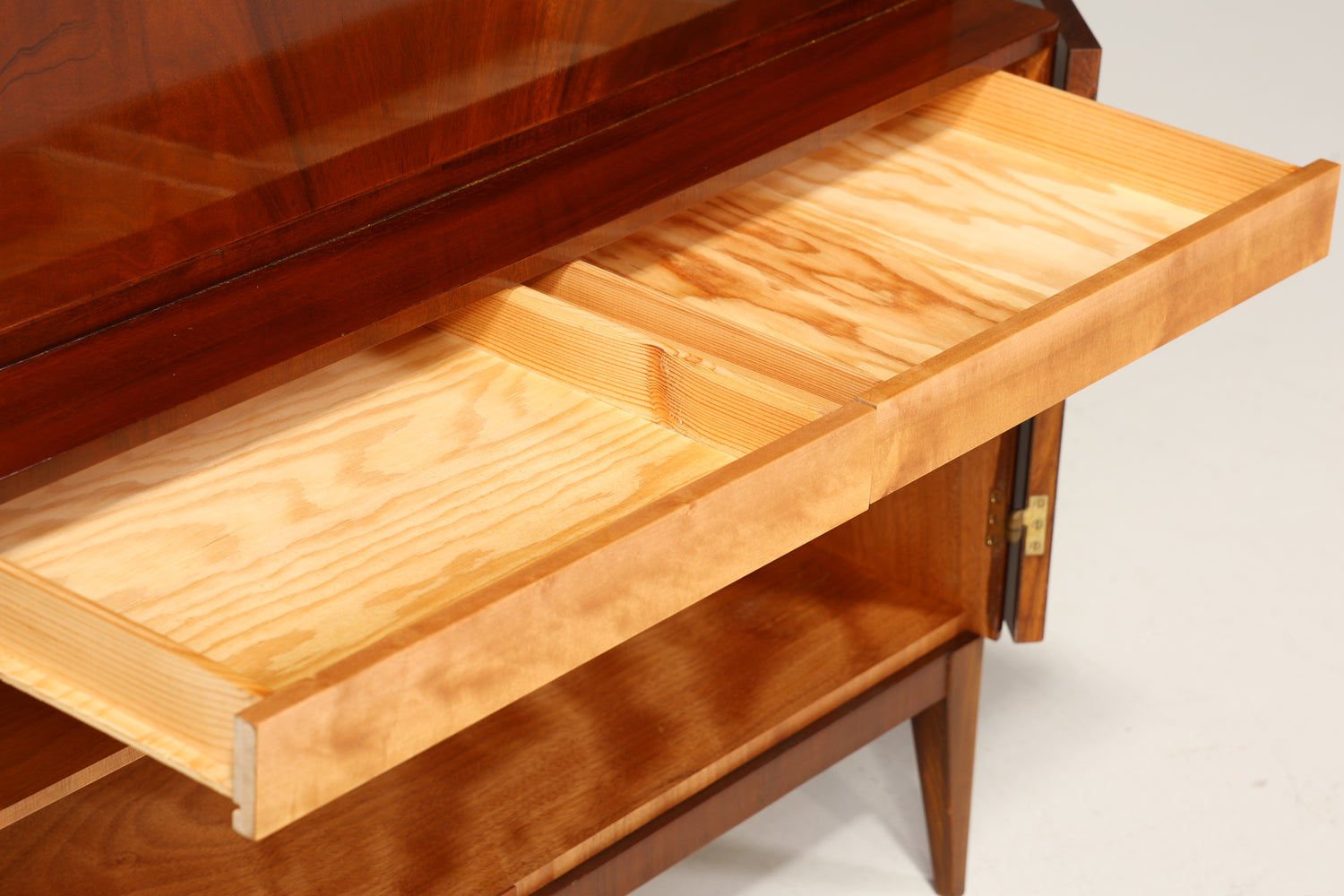 Wunderschöner Mid Century Schrank Sekretär Bücherregal Vintage Highboard Retro Holz Regal 60er Jahre