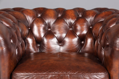 Stilvoller Original Chesterfield Sessel Englischer Armlehnsessel Englisch Herrensessel