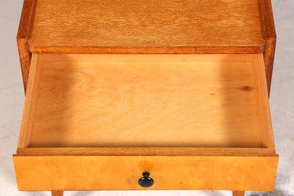 Schlichte Mid Century Kommode Vintage Nachttisch 60s Schubladenkommode 2 von 2