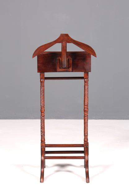 Wunderschöner Gründerzeit Kleiderbutler Antik Kleiderständer echt Holz Herrendiener Kleider Ablage Stummer Diener