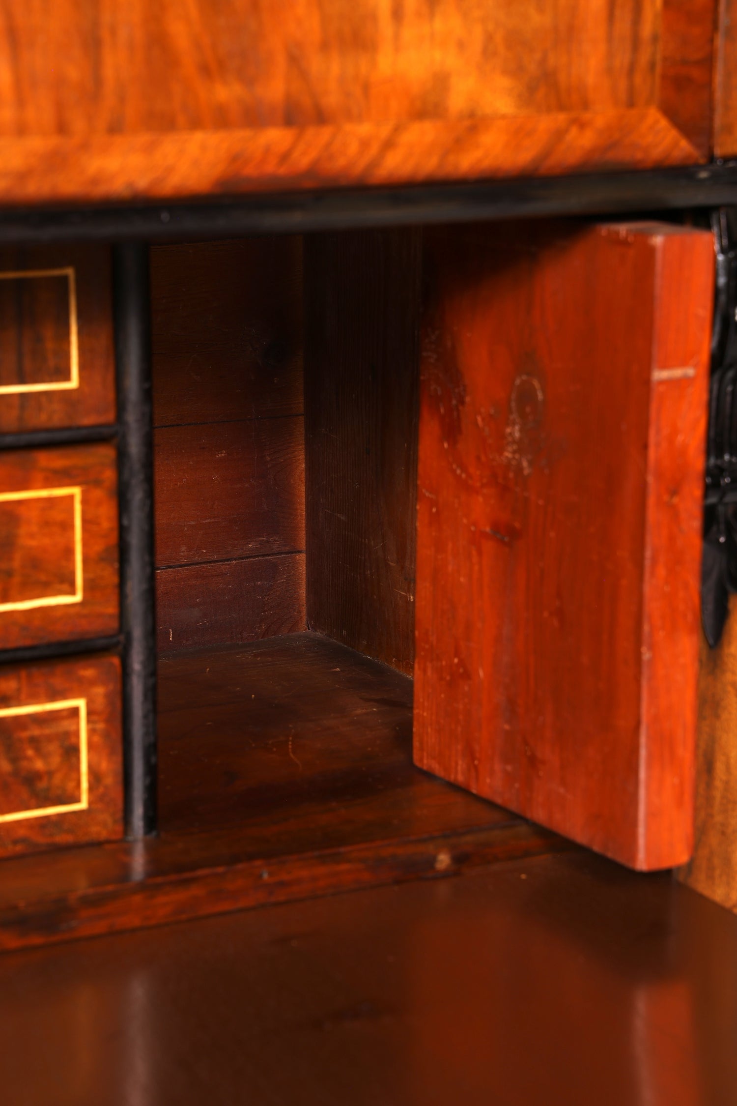 F841 Finish Wunderschöner Gründerzeit Sekretär Kommode Jugendstil Schubladenkommode Antik Vertiko