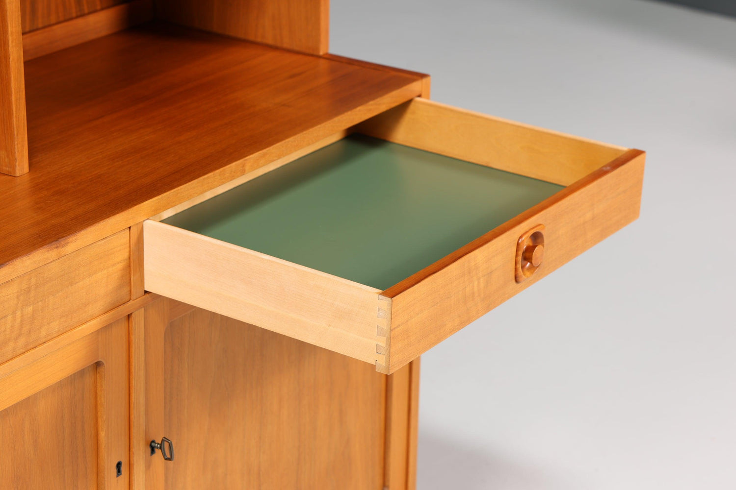 Traumhaftes Mid Century Regal &quot;Made in Denmark&quot; echt Holz Schrank Danish Design Retro Kommode Vintage Bücherregal 60er Jahre