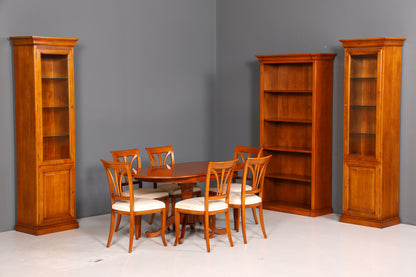 Traumhafte Original Selva Vitrine Antik Stil massiv Holz Geschirrschrank Villa Borghese Schrank 1 von 2
