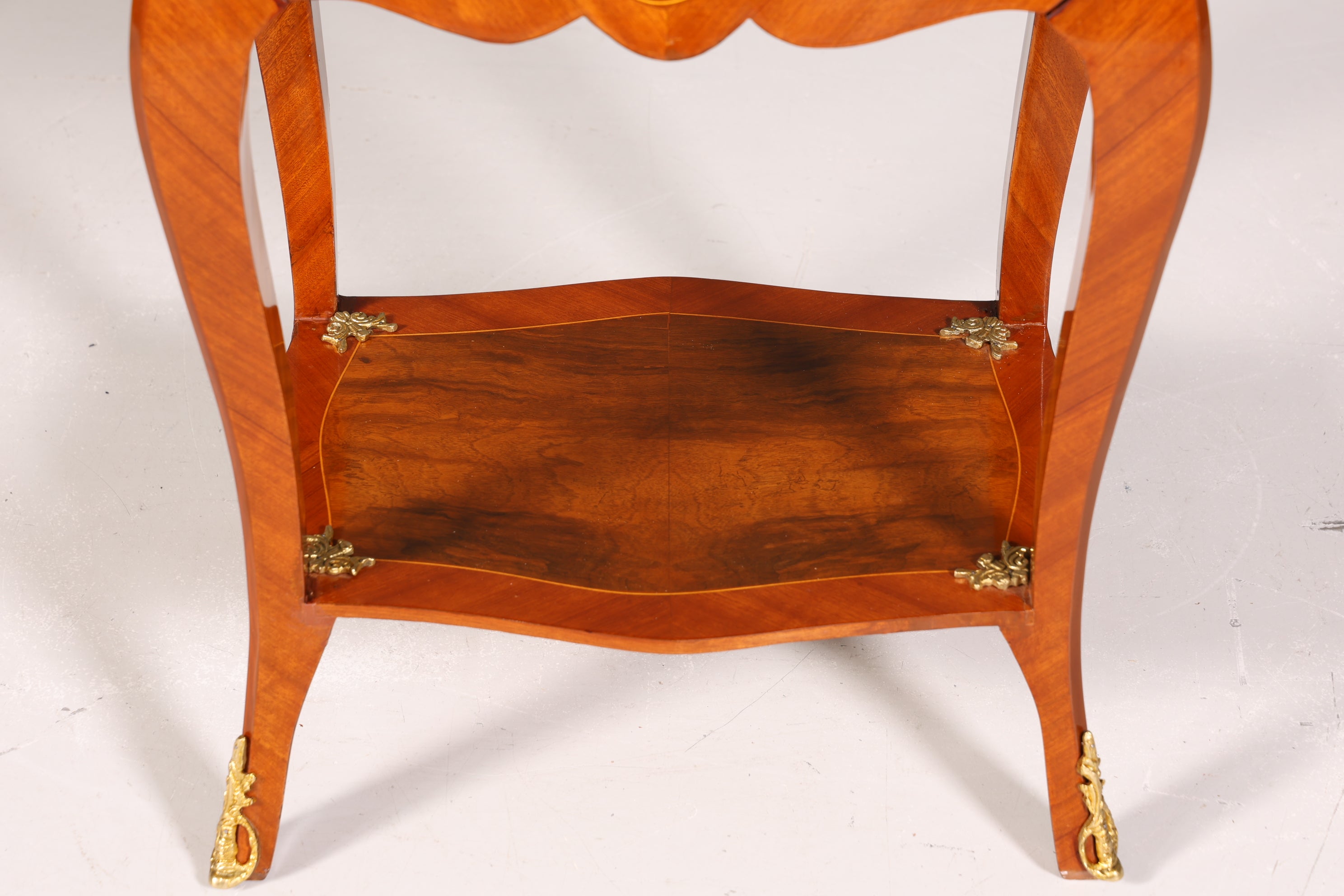 Beautiful Louis XV side table baroque style storage table marble chest of drawers telephone table