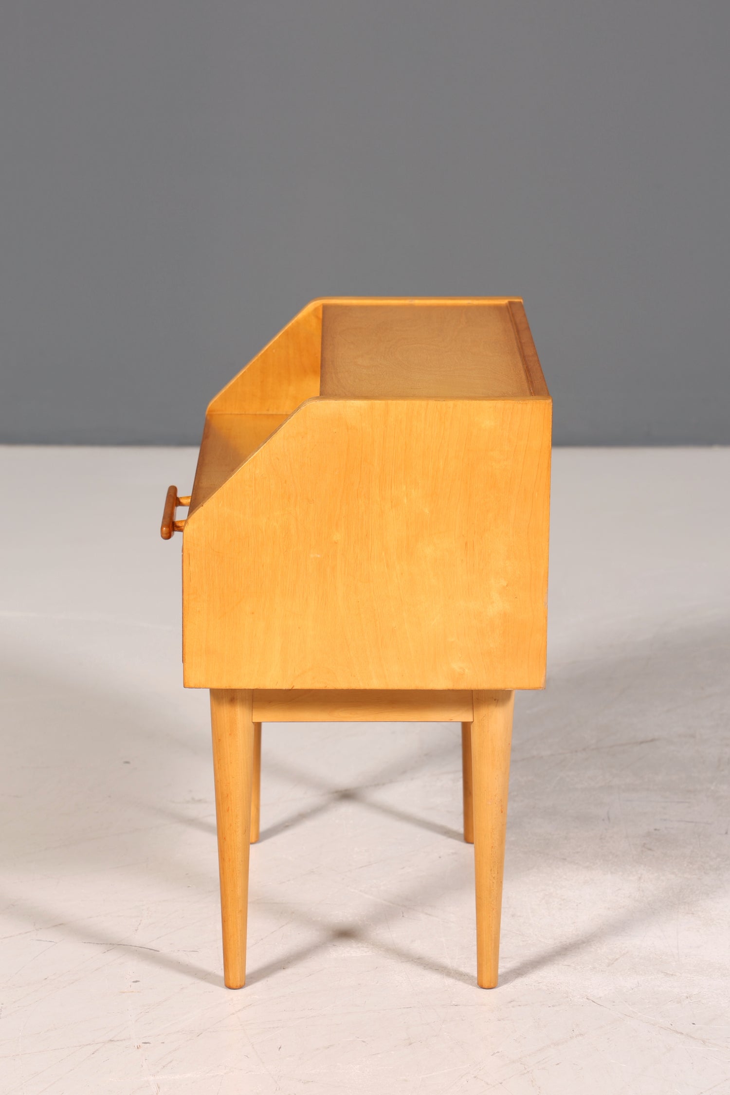 Traumhafte Hellerau Kommode Mid Century Nachttisch echt Holz Beistelltisch VEB Möbel 2 von 2