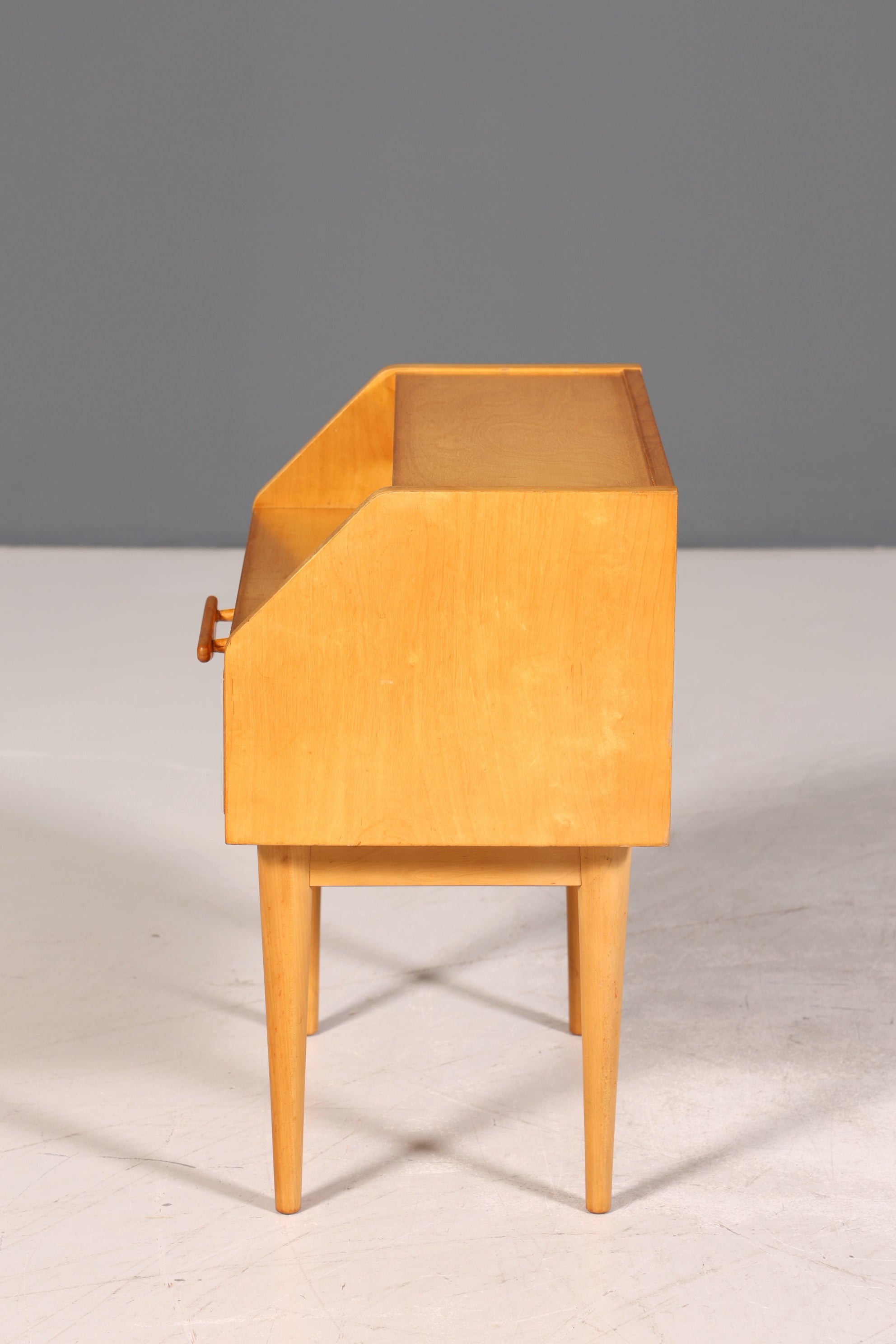 Traumhafte Hellerau Kommode Mid Century Nachttisch echt Holz Beistelltisch VEB Möbel 2 von 2