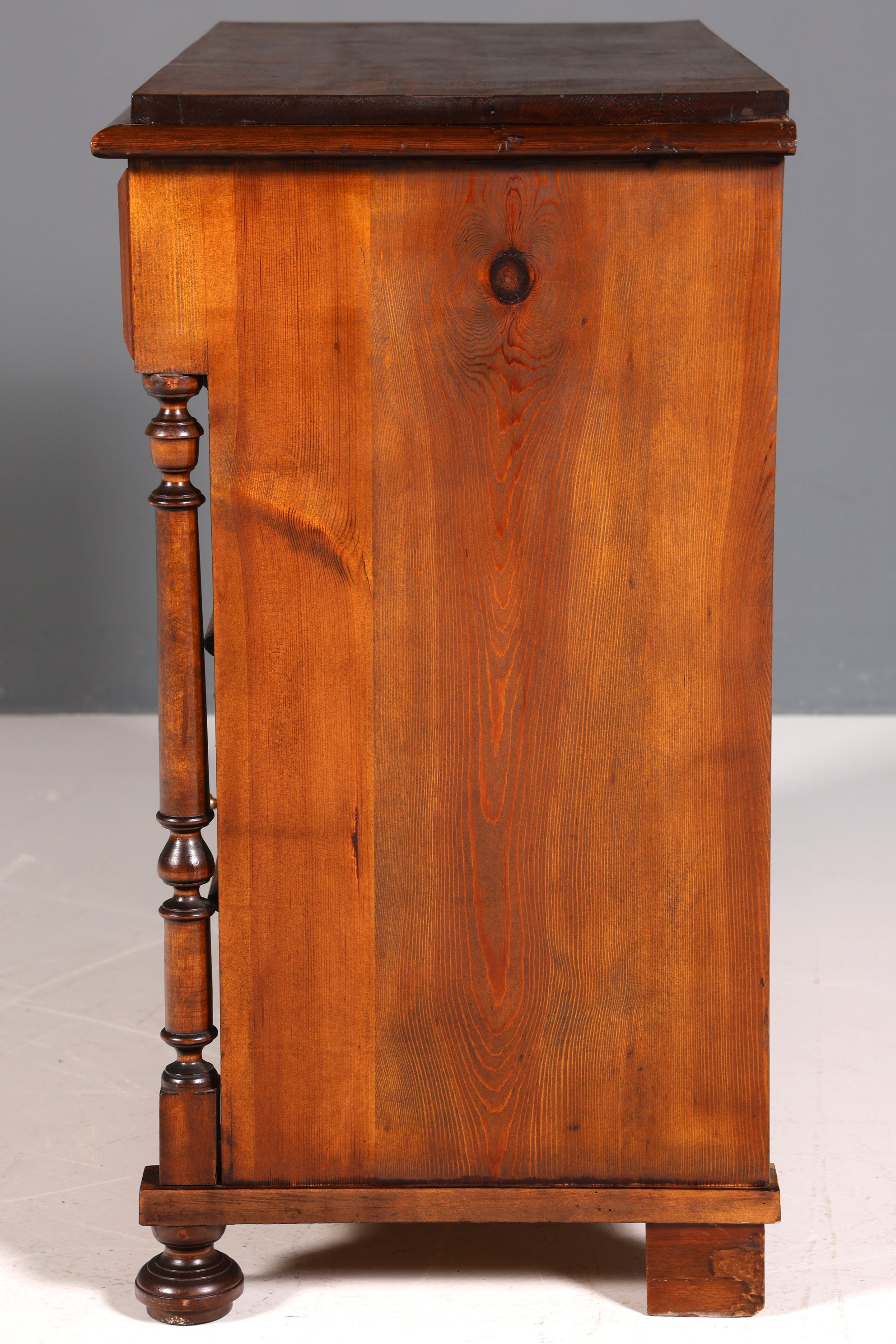 F855 Finish Wunderschöne Gründerzeit Kommode Louis Philippe Nussbaum Schubladen Kommode Sideboard um 1880