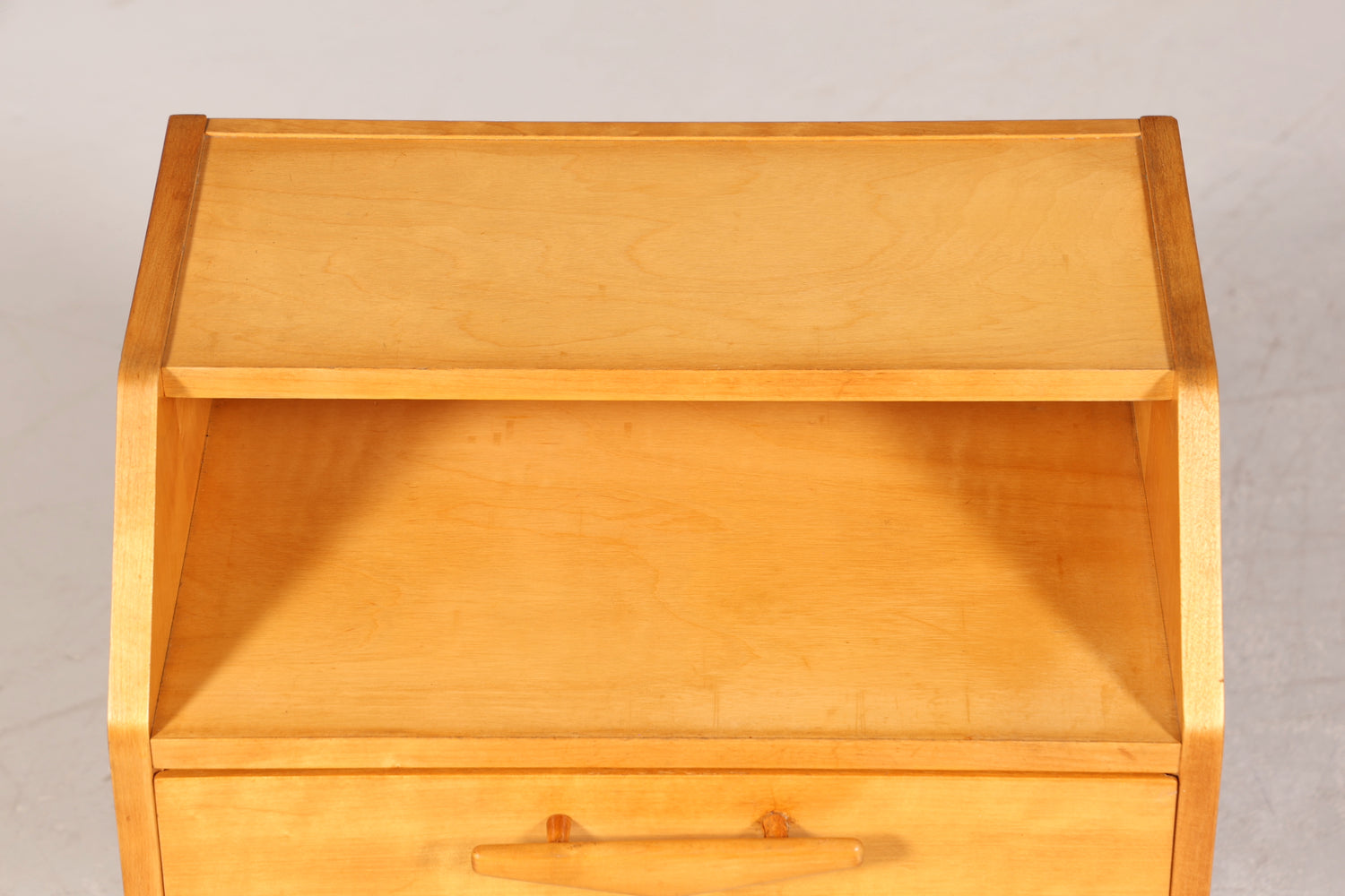Traumhafte Hellerau Kommode Mid Century Nachttisch echt Holz Beistelltisch VEB Möbel 2 von 2