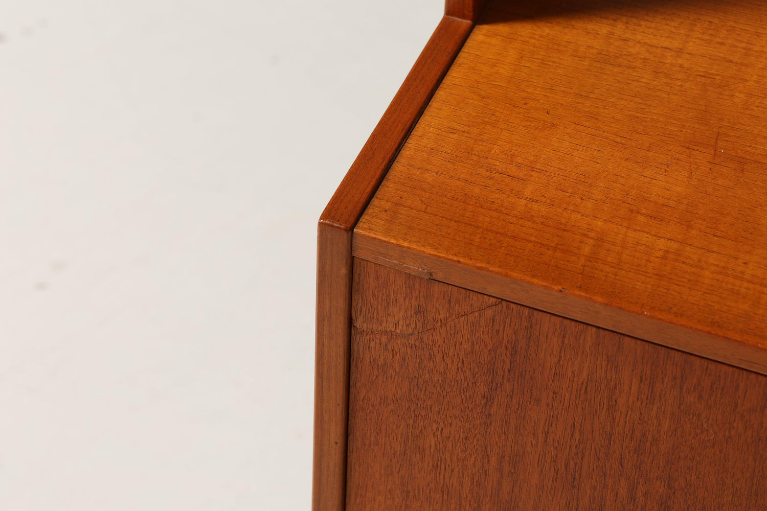 Schlichter Mid Century Schrank Vintage Retro Holz Regal 60er Jahre Bücherregal