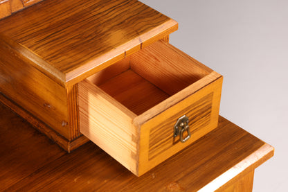 F872 Finish Traumhafte Jugendstil Kommode Antik Sideboard mit Spiegel Flurkommode Frisierkommode