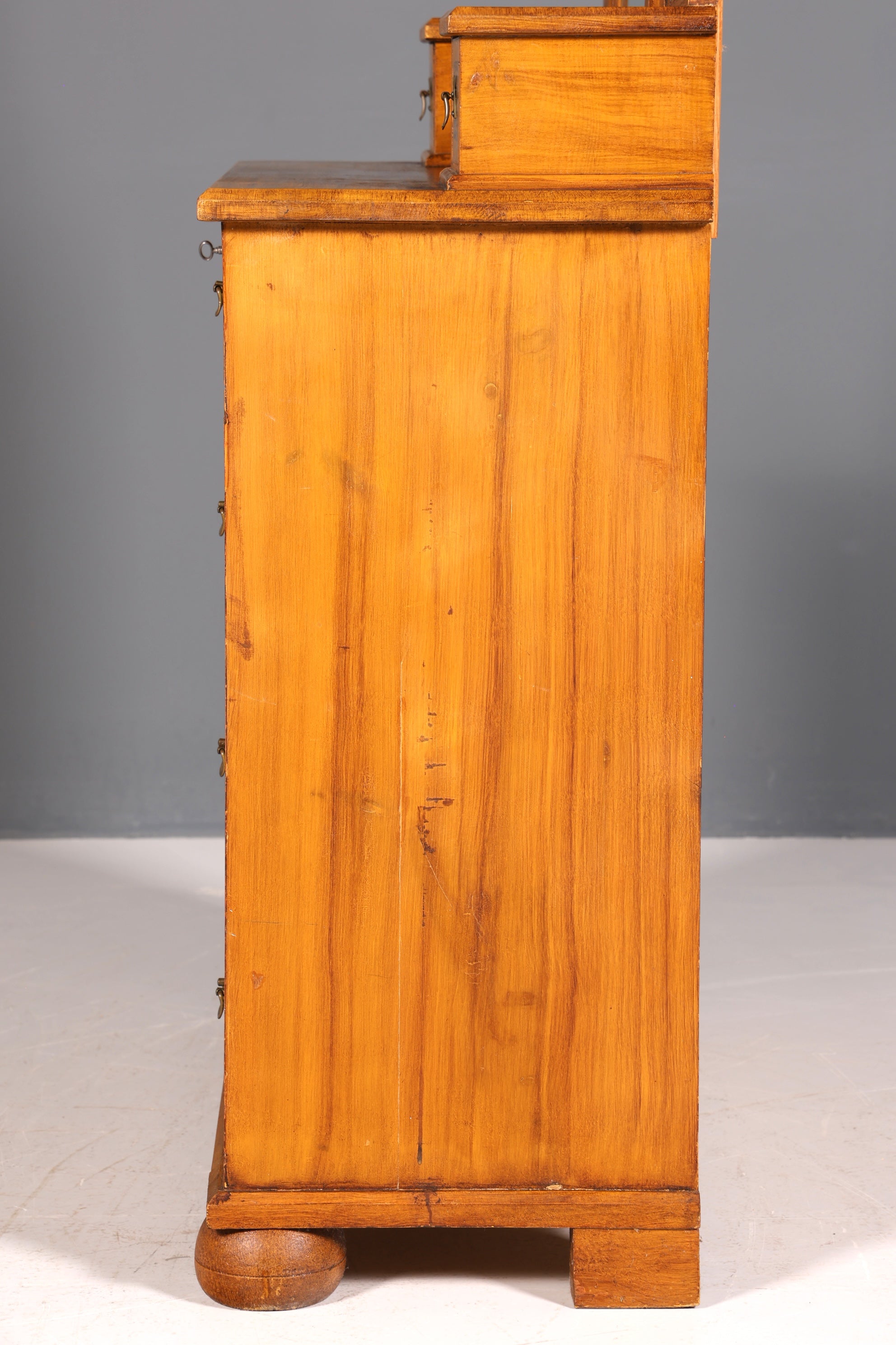 F872 Finish Traumhafte Jugendstil Kommode Antik Sideboard mit Spiegel Flurkommode Frisierkommode