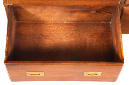 Traumhaftes Maritim Sideboard Englische Schiffs Kommode Englisch Antik Schrank Military Chest