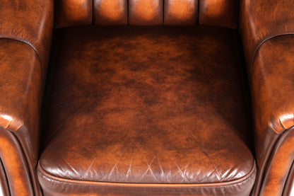 Stilvoller Original Chesterfield Sessel Englischer Armlehnsessel Englisch Herrensessel 1 von 3
