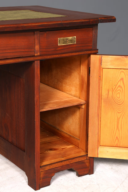 Traumhafter Jugendstil Schreibtisch Gründerzeit Bürotisch echt Holz Desk Office Table