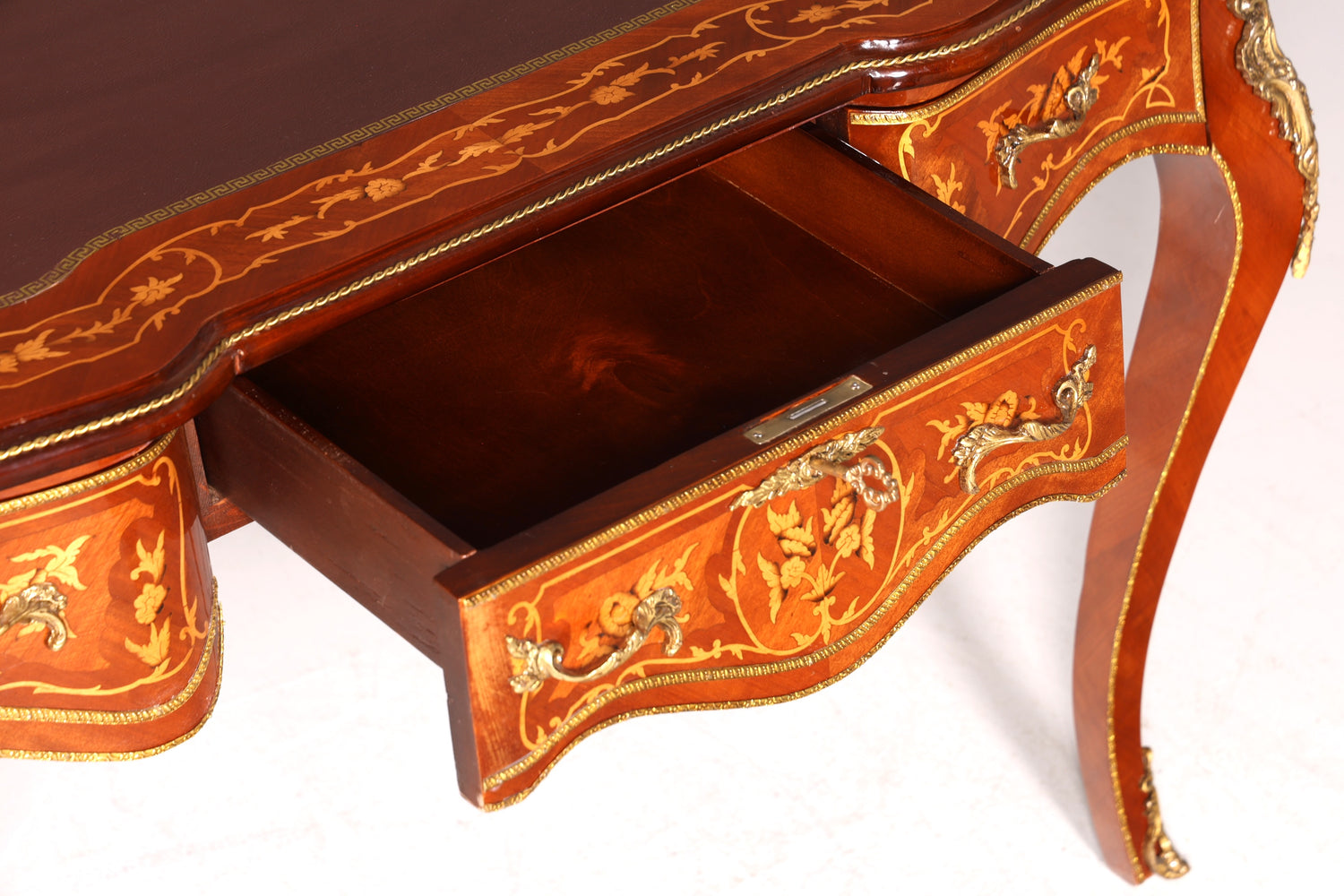 Wunderschöner Louis XV Stil Schreibtisch French Office Desk Antik Stil Bürotisch