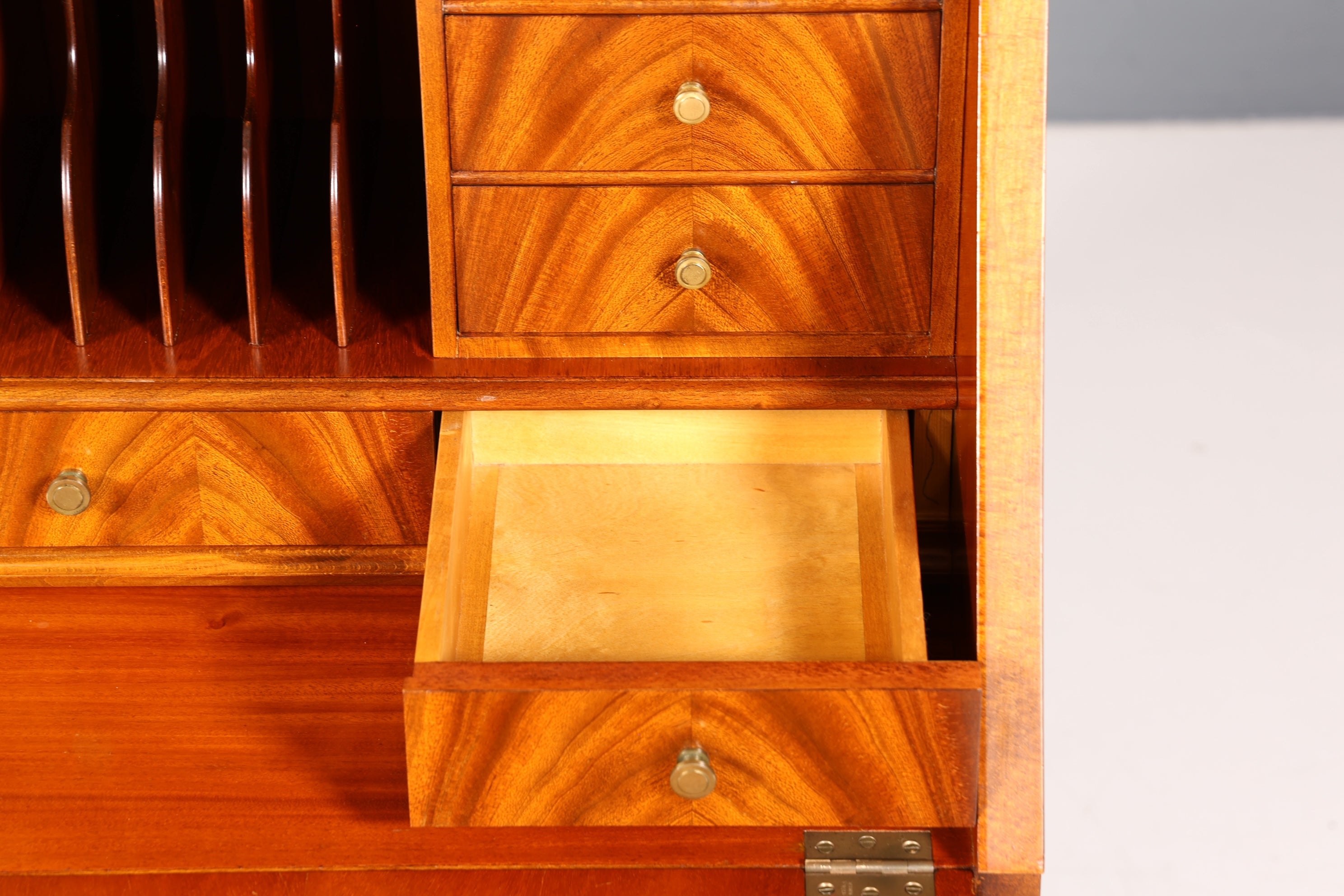 Wunderschöner Englischer Sekretär Mahagoni Schreibkommode echt Holz Schreibtisch Kommode