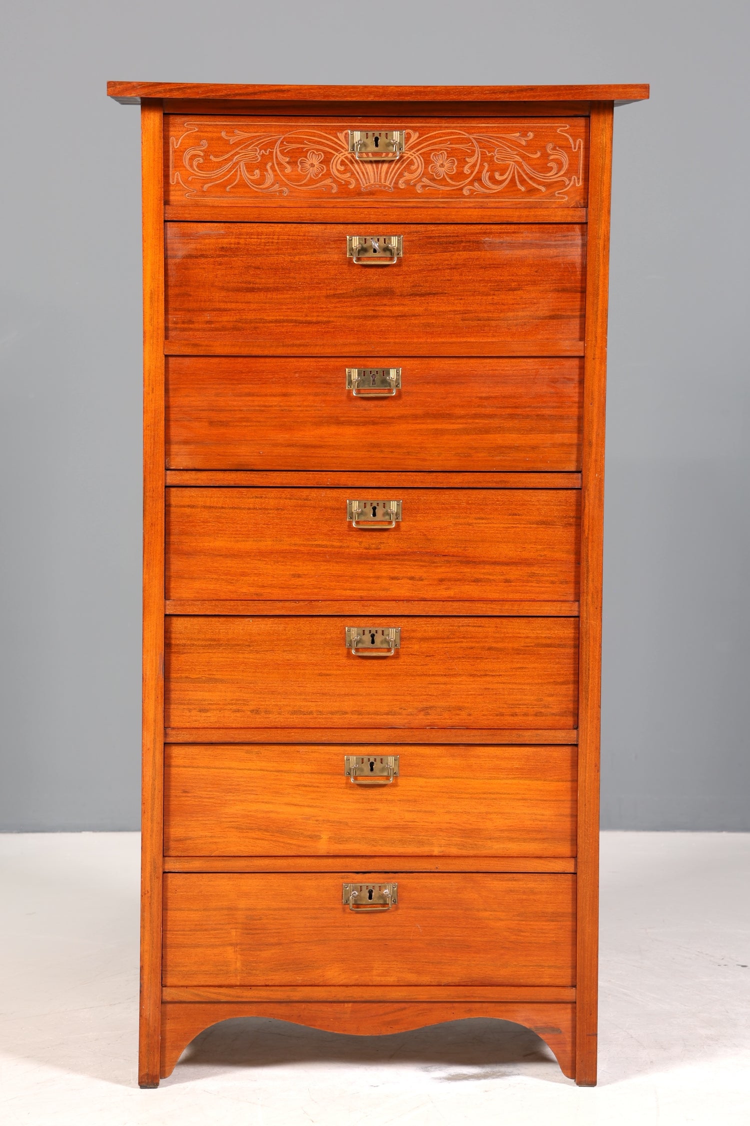 Stilvoller Jugendstil Sekretär Gründerzeit Vertiko Antik Kommode um 1900