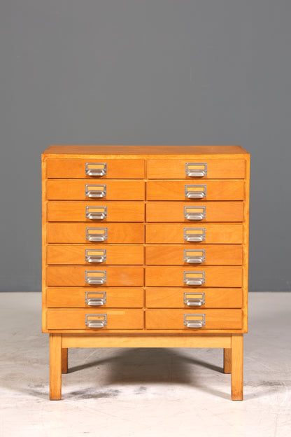 E895 Finish Wunderschöne Mid Century Kommode Vintage Bauhaus Apotheker Schrank Retro Schubladenkommode
