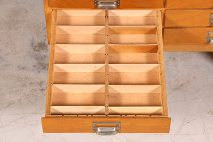 E895 Finish Wunderschöne Mid Century Kommode Vintage Bauhaus Apotheker Schrank Retro Schubladenkommode
