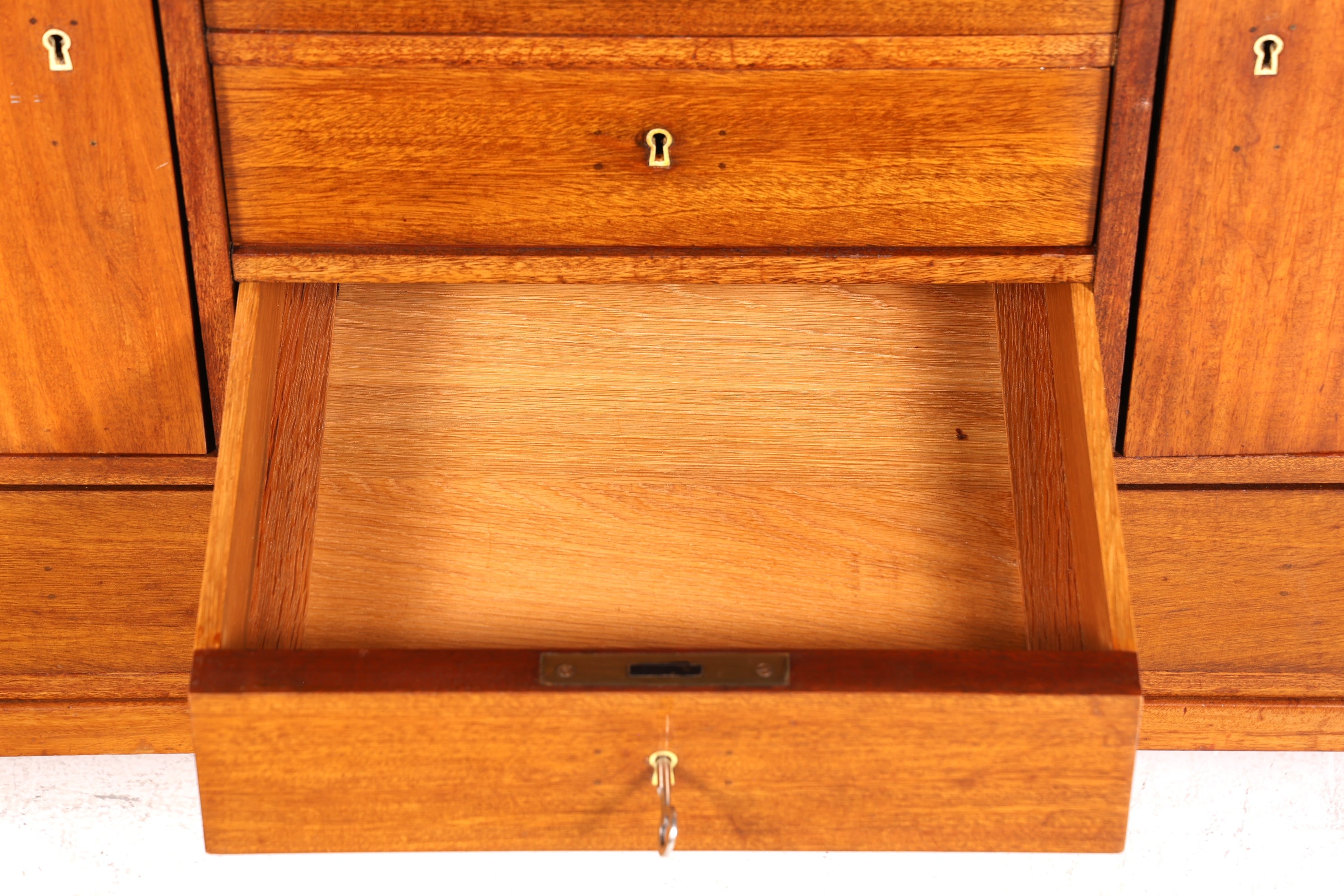 Traumhafter Englischer Sekretär echt Holz Kommode Antik um 1900 Schrank Schreibkommode