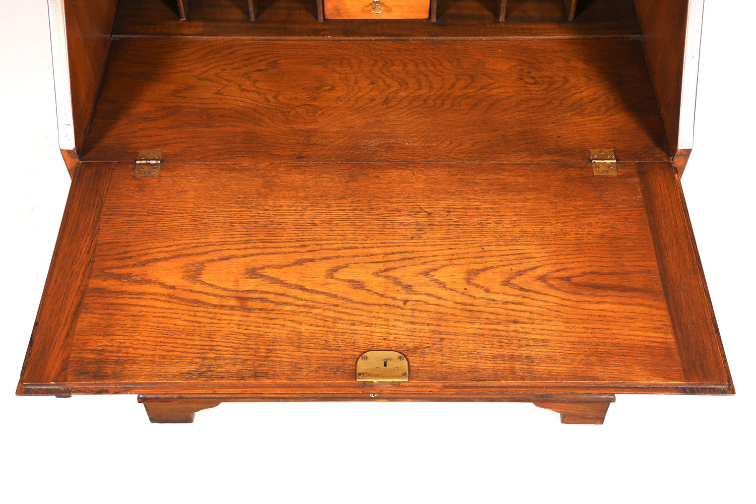 Edler Englischer Sekretär Eiche Holz Reprodux Bürotisch Bevan Funnell Office Table Schreibkommode