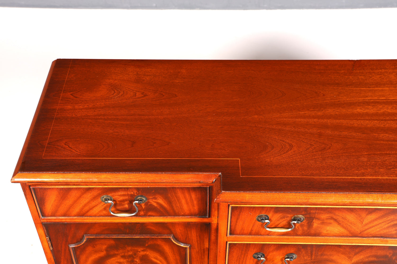 Wunderschönes Englisches Sideboard Mahagoni Schrank Antik 60s Buffetschrank Kommode